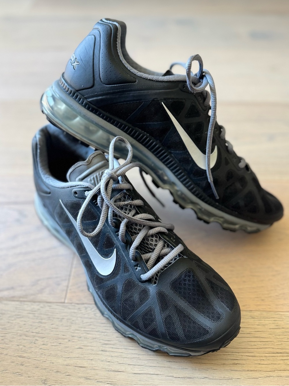 Nike Air Max+ 2011 Black Cool Grey Men's 10.5 429889-010